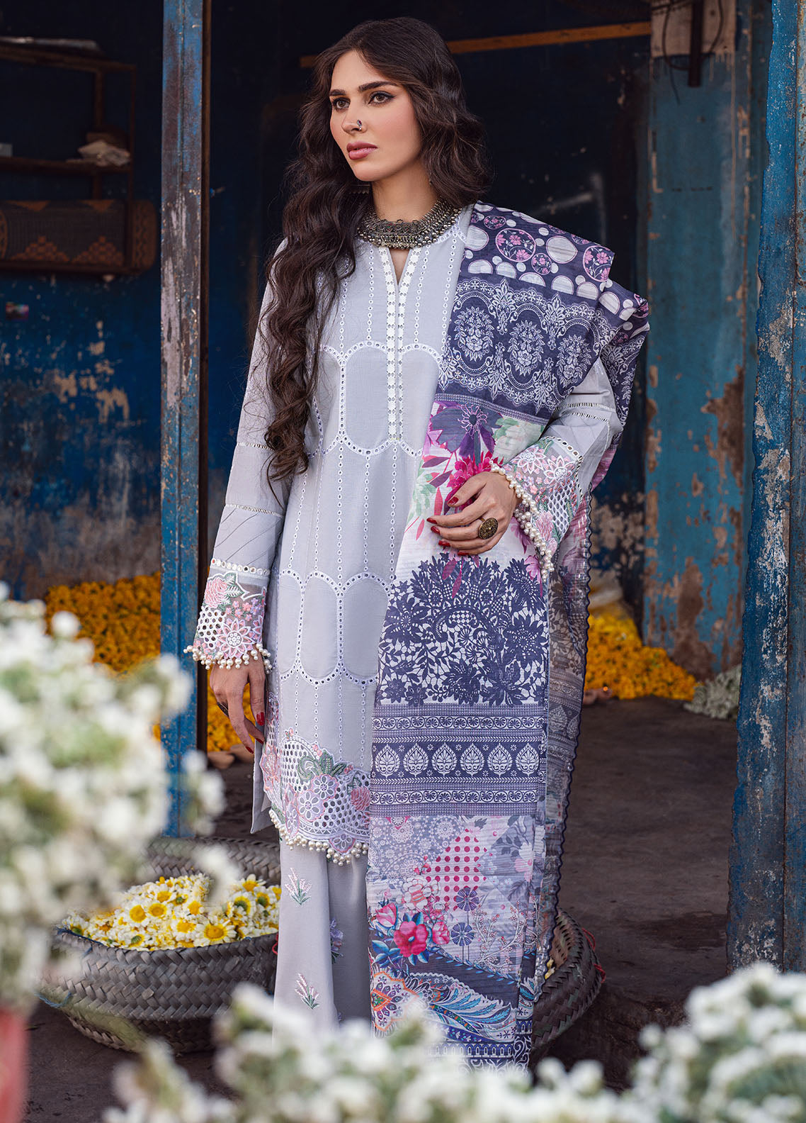 Sahane | Sahakari Chikankari Lawn Edit 24 | Dastaan - Pakistani Clothes for women, in United Kingdom and United States