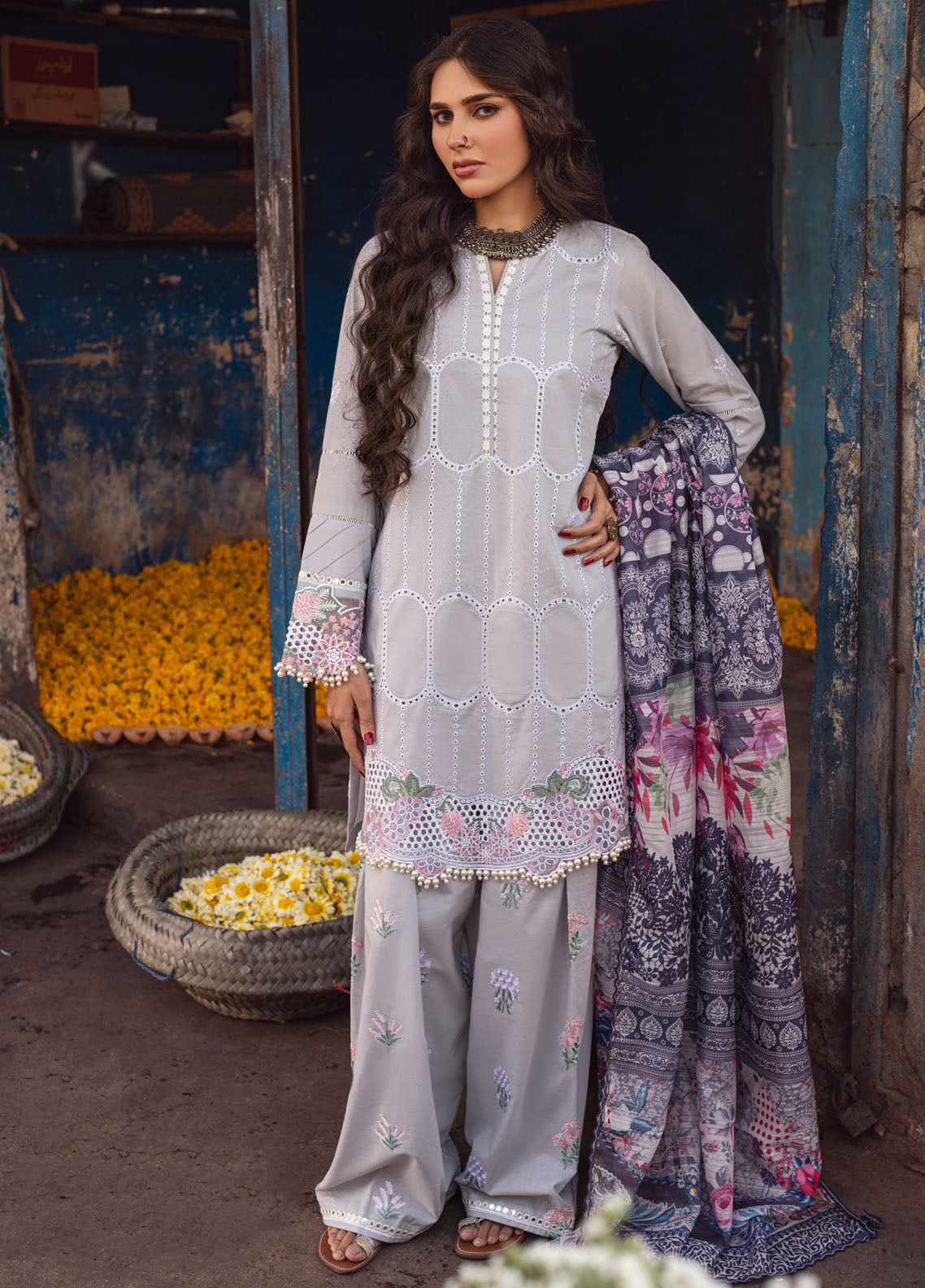 Sahane | Sahakari Chikankari Lawn Edit 24 | Dastaan - Pakistani Clothes for women, in United Kingdom and United States