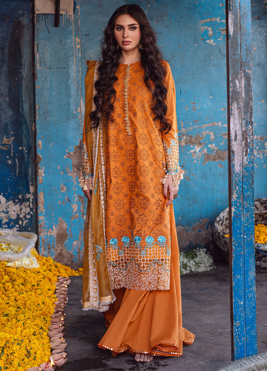 Sahane | Sahakari Chikankari Lawn Edit 24 | Mashal - Pakistani Clothes for women, in United Kingdom and United States