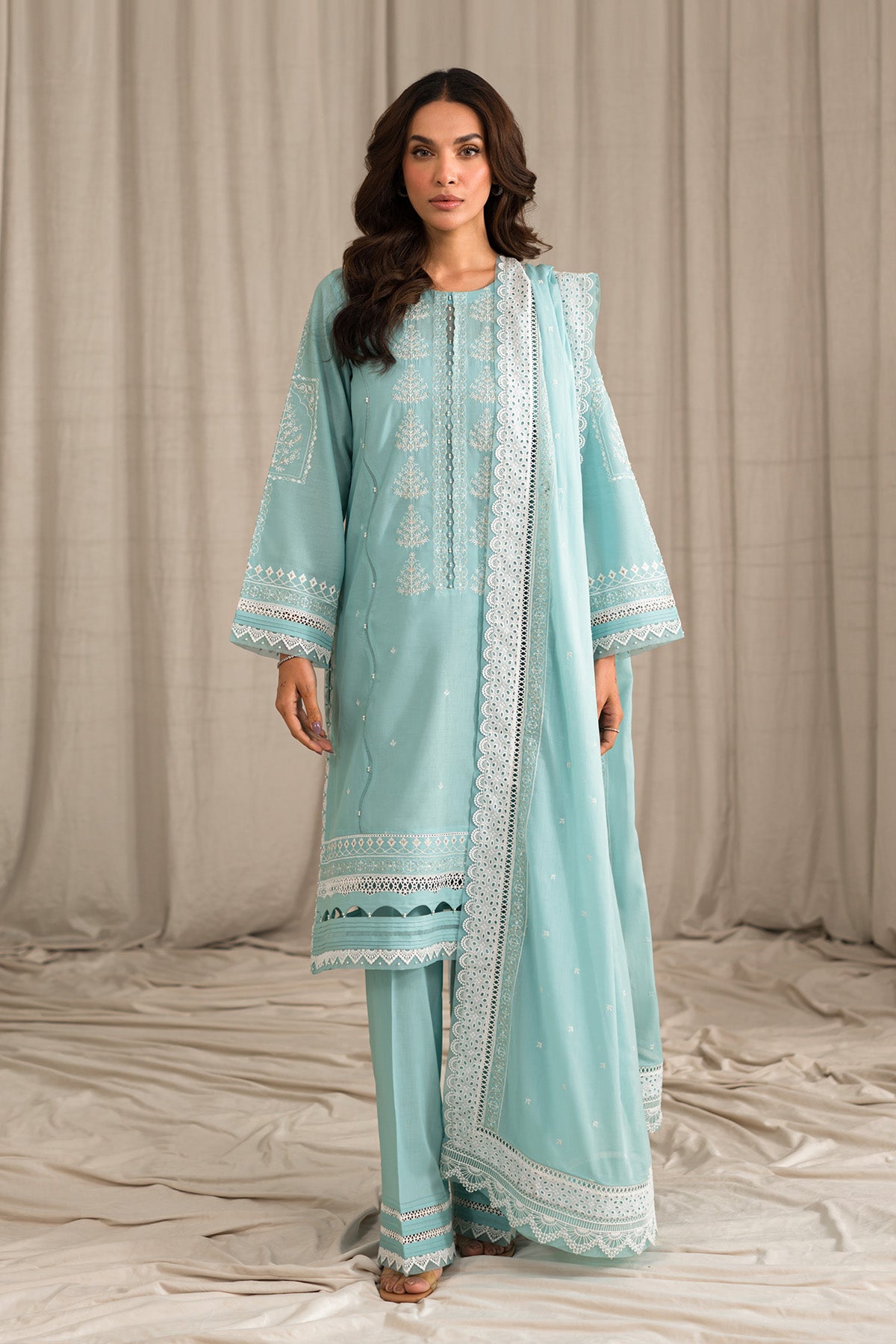 Sahar | Mirage Spring Luxury 24 | Chikankari 3 Piece - Pakistani Clothes for women, in United Kingdom and United States