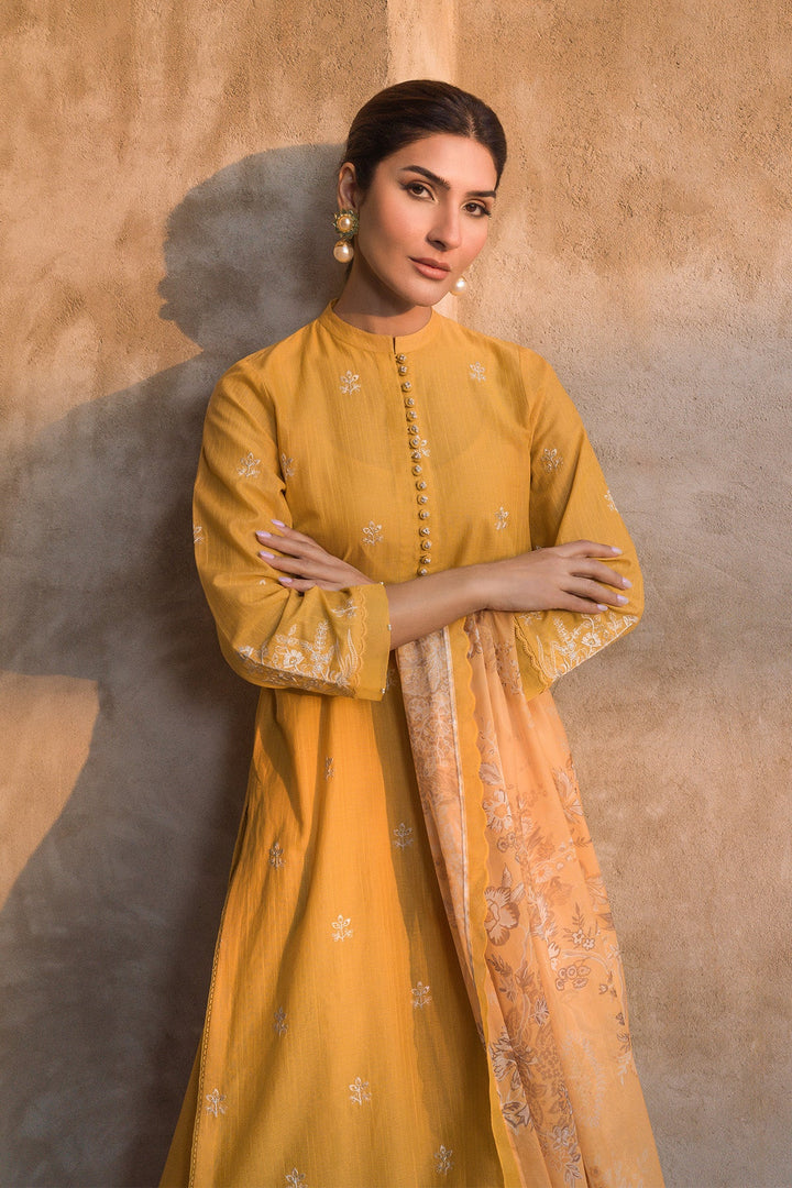 Sahar | Mirage Spring Luxury 24 | Slub Lawn 3 Piece (Embroidered) - Hoorain Designer Wear - Pakistani Designer Clothes for women, in United Kingdom, United states, CA and Australia
