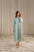 Sahar | Mirage Spring Luxury 24 | Slub Lawn 3 Piece (Embroidered) - Pakistani Clothes for women, in United Kingdom and United States