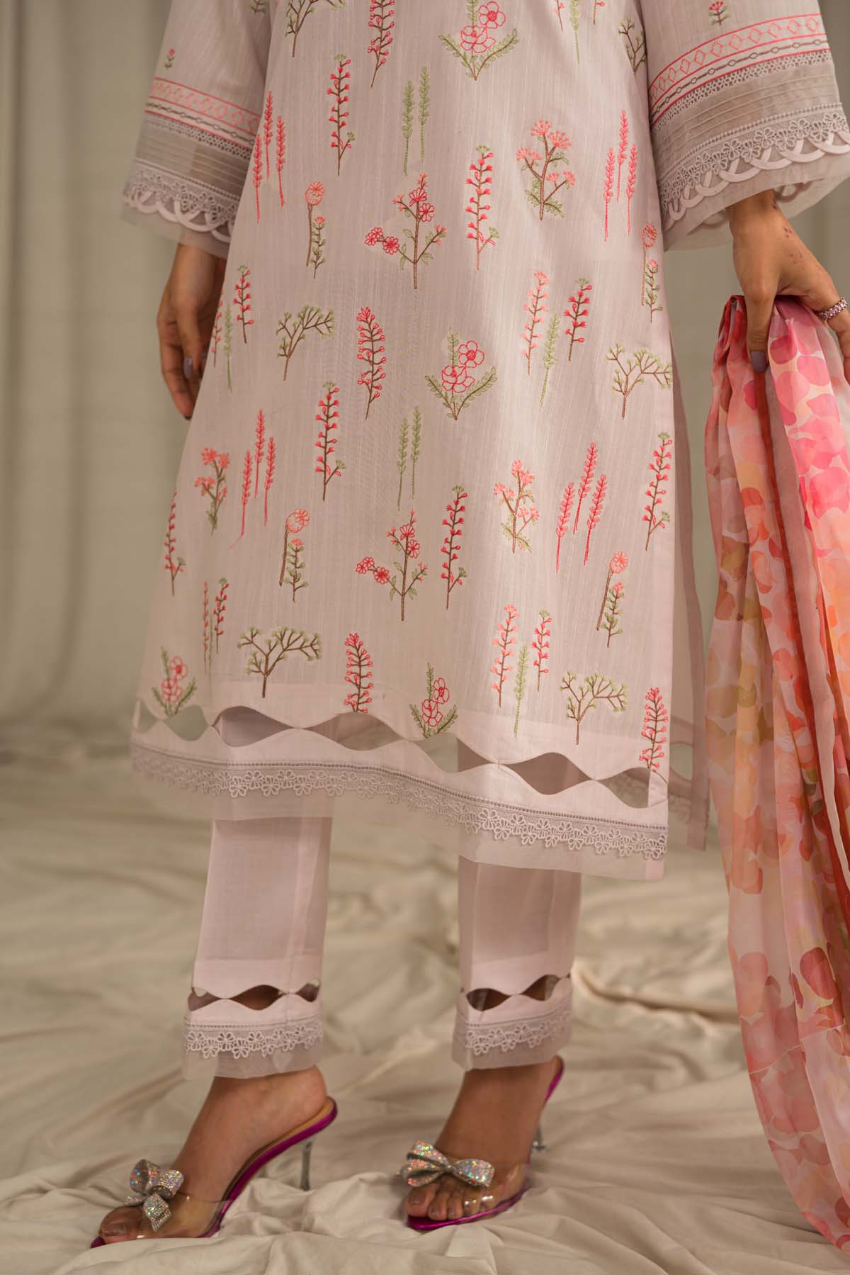 Sahar | Mirage Spring Luxury 24 | Textured Lawn 3 Piece (Embroidered) - Pakistani Clothes for women, in United Kingdom and United States