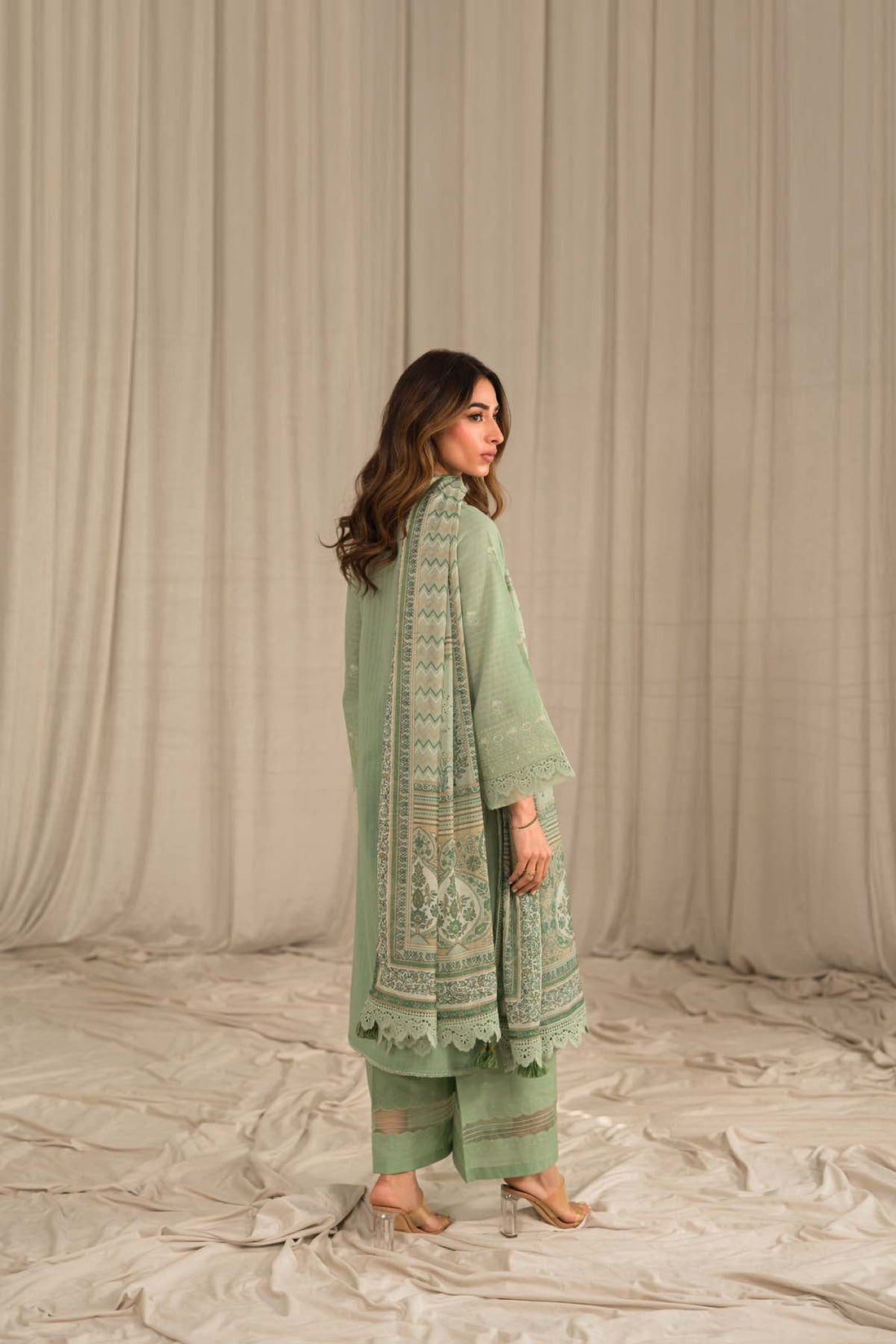 Sahar | Mirage Spring Luxury 24 | Textured Lawn 3 Piece (Embroidered) - Pakistani Clothes for women, in United Kingdom and United States