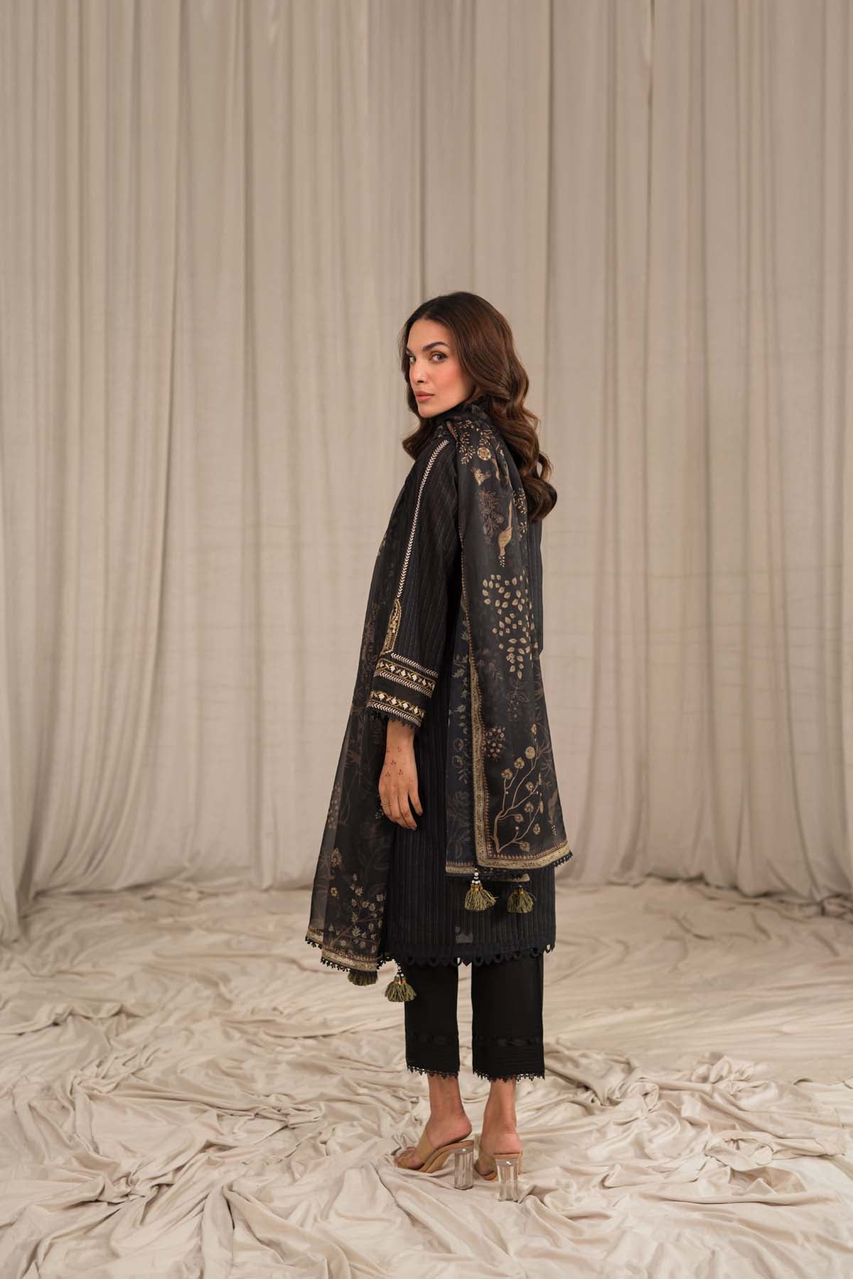 Sahar | Mirage Spring Luxury 24 | Textured Lawn 3 Piece (Embroidered) - Pakistani Clothes for women, in United Kingdom and United States