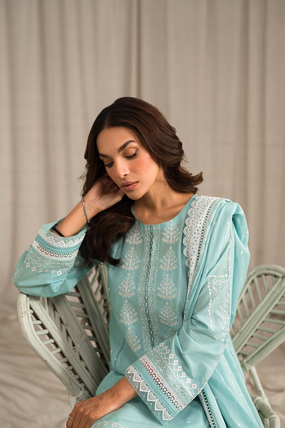 Sahar | Mirage Spring Luxury 24 | Chikankari 3 Piece - Pakistani Clothes for women, in United Kingdom and United States