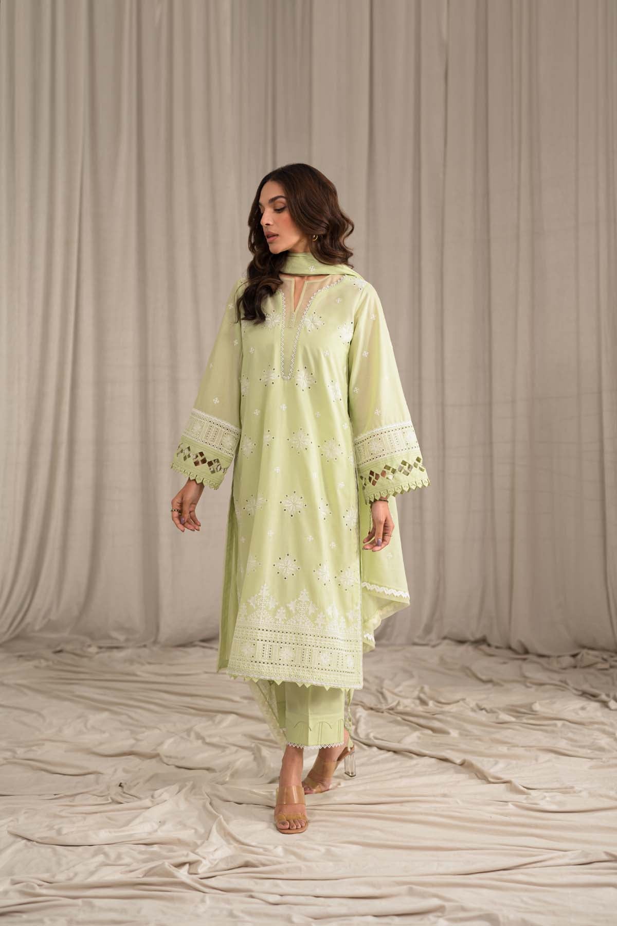 Sahar | Mirage Spring Luxury 24 | Chikankari 3 Piece - Pakistani Clothes for women, in United Kingdom and United States