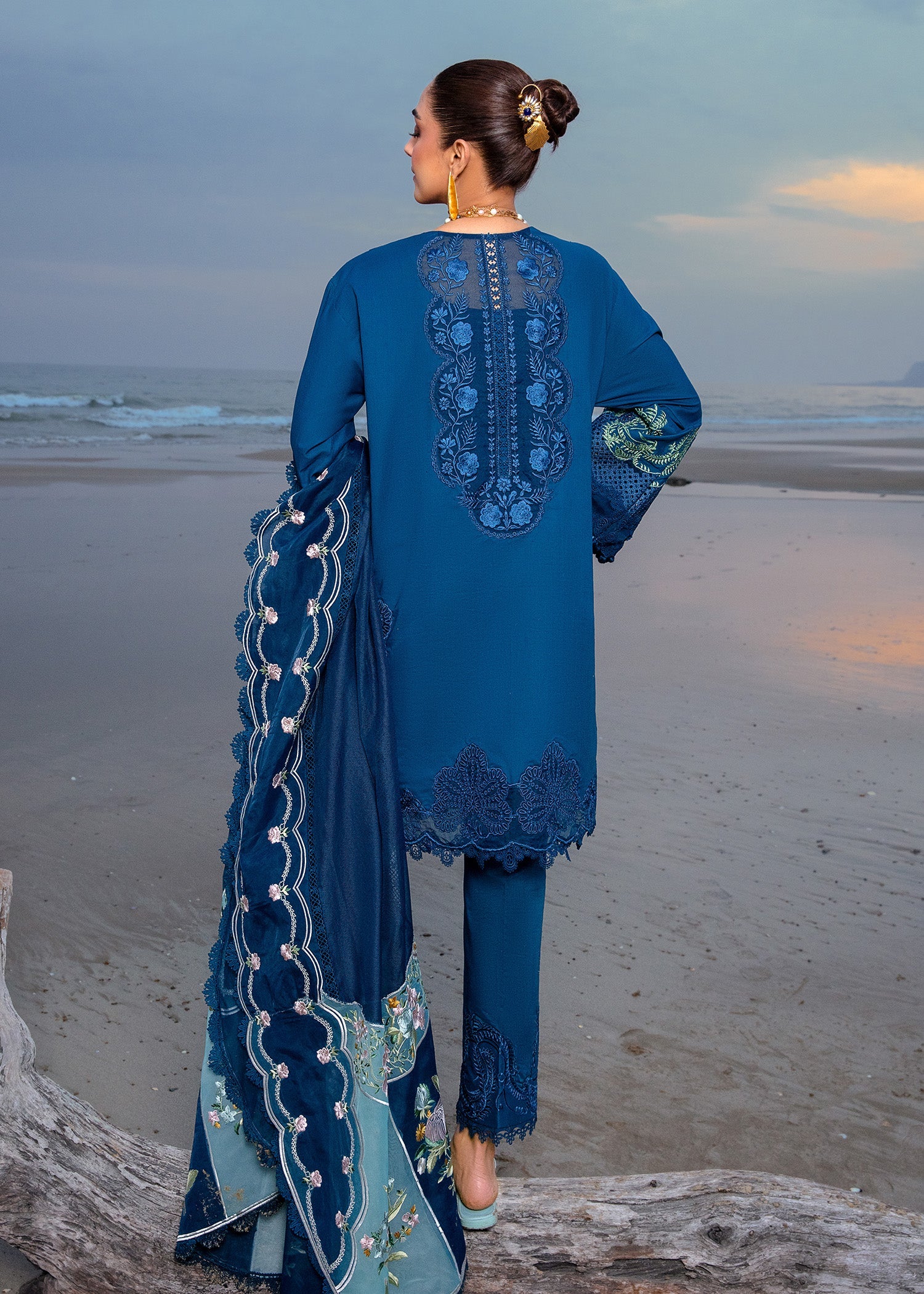 Crimson | Lawn 24 | Ulysses - Midnight - Pakistani Clothes for women, in United Kingdom and United States