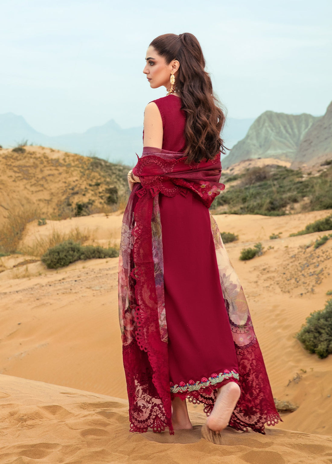 Crimson | Lawn 24 | Lillie de Jong - Cherry - Pakistani Clothes for women, in United Kingdom and United States