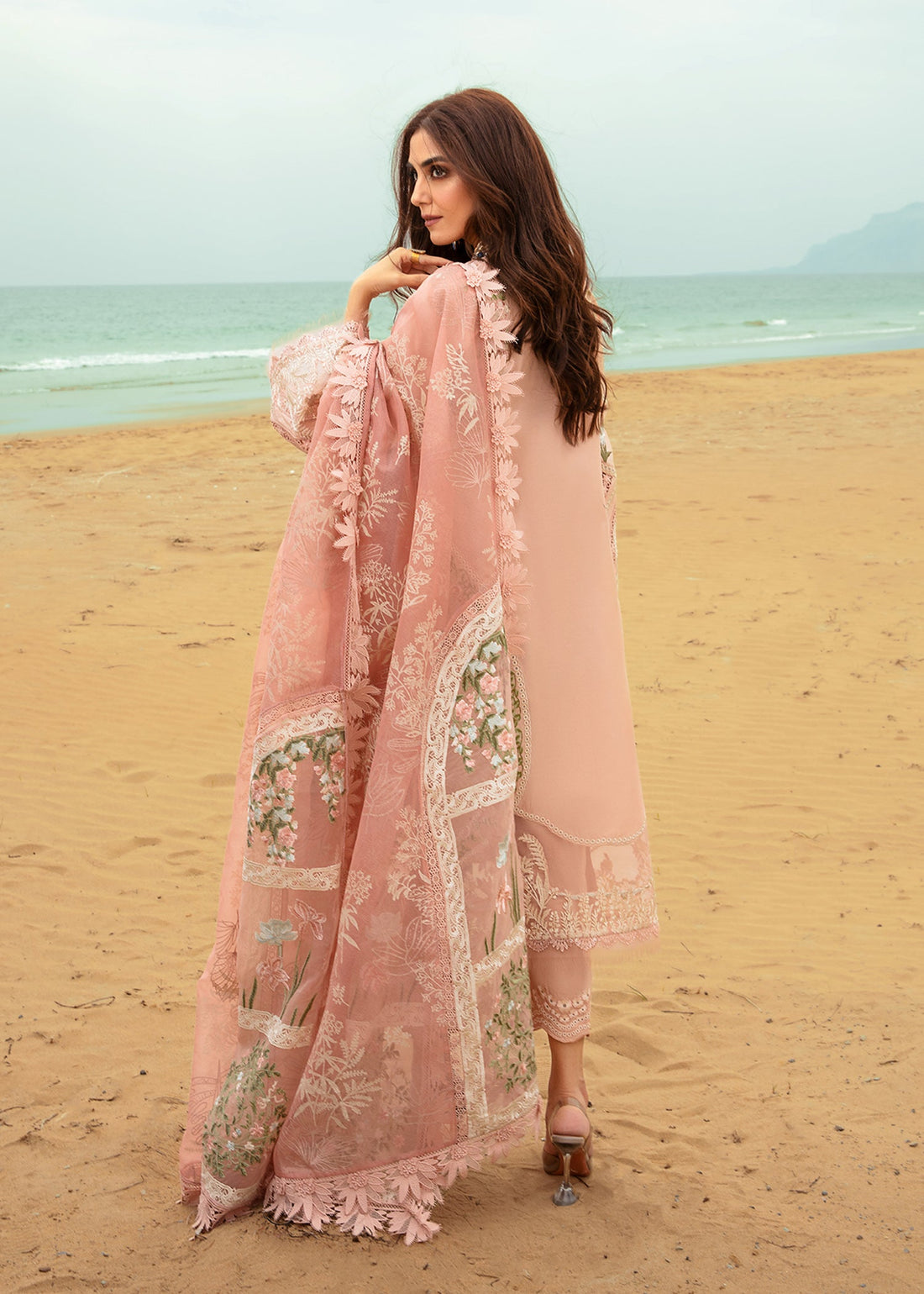 Crimson | Lawn 24 | Winds of Eden - Rose - Pakistani Clothes for women, in United Kingdom and United States