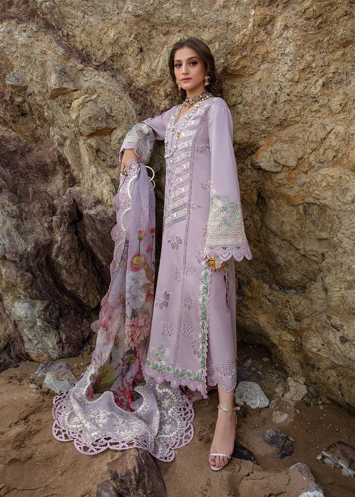 Crimson | Lawn 24 | Lillie de Jong - Amethyst - Hoorain Designer Wear - Pakistani Ladies Branded Stitched Clothes in United Kingdom, United states, CA and Australia