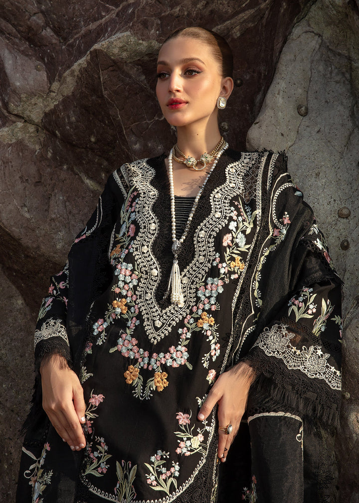 Crimson | Lawn 24 | Lolita - Onyx - Hoorain Designer Wear - Pakistani Ladies Branded Stitched Clothes in United Kingdom, United states, CA and Australia