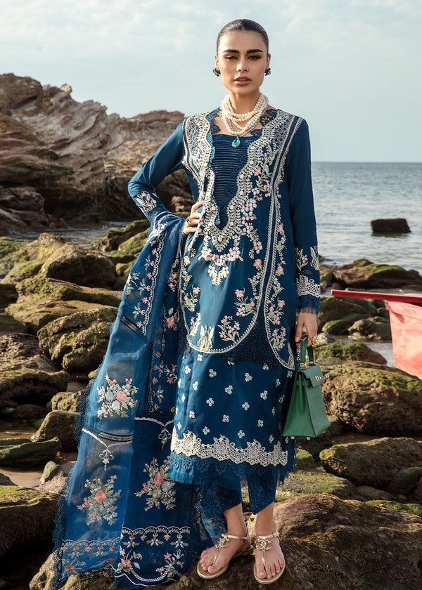 Crimson | Lawn 24 | Lolita - Lapis - Hoorain Designer Wear - Pakistani Ladies Branded Stitched Clothes in United Kingdom, United states, CA and Australia