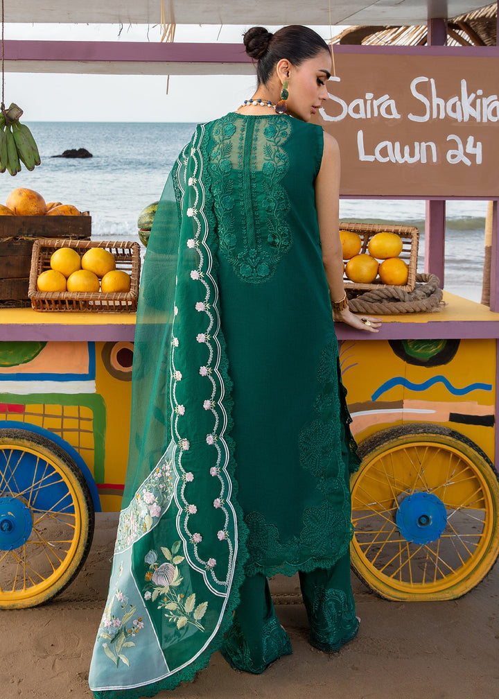 Crimson | Lawn 24 | Ulysses - Seaweed - Hoorain Designer Wear - Pakistani Ladies Branded Stitched Clothes in United Kingdom, United states, CA and Australia