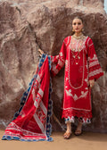 Crimson | Lawn 24 | Stars of Fire - Flame red - Pakistani Clothes for women, in United Kingdom and United States