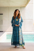 Saira Rizwan | Luxury Lawn 24 | SAPPHIRE - SRLL24-07 - Pakistani Clothes for women, in United Kingdom and United States