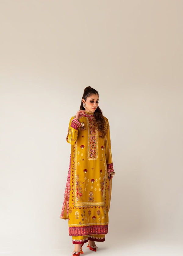 Sammy K | Bahar Formals | Marigold - Hoorain Designer Wear - Pakistani Ladies Branded Stitched Clothes in United Kingdom, United states, CA and Australia