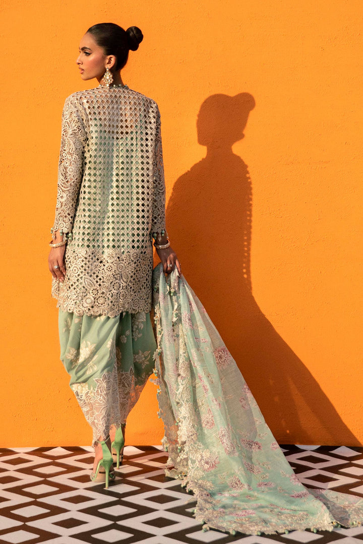 Sana Safinaz | Nura Festive 24 | N241-007-3CV - Hoorain Designer Wear - Pakistani Ladies Branded Stitched Clothes in United Kingdom, United states, CA and Australia