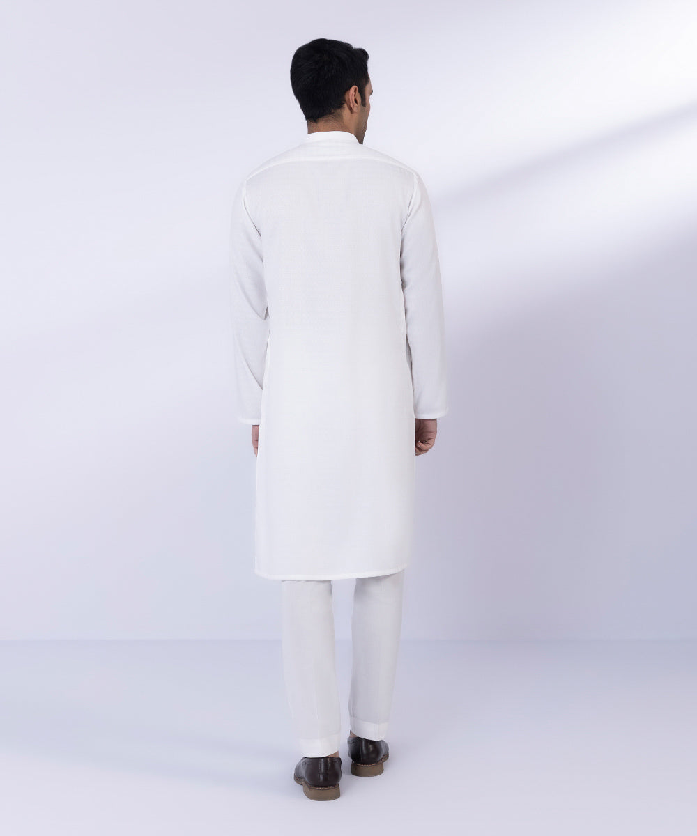 Pakistani Menswear | Sapphire | EMBROIDERED WASH & WEAR KURTA - Pakistani Clothes for women, in United Kingdom and United States