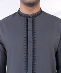 Pakistani Menswear | Sapphire | EMBROIDERED WASH & WEAR KURTA - Pakistani Clothes for women, in United Kingdom and United States