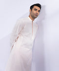 Pakistani Menswear | Sapphire | COTTON SCHIFFLI EMBROIDERED KURTA - Pakistani Clothes for women, in United Kingdom and United States