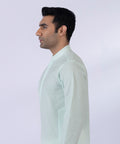 Pakistani Menswear | Sapphire | COTTON SCHIFFLI EMBROIDERED KURTA - Pakistani Clothes for women, in United Kingdom and United States