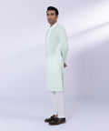 Pakistani Menswear | Sapphire | COTTON SCHIFFLI EMBROIDERED KURTA - Pakistani Clothes for women, in United Kingdom and United States