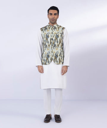 Pakistani Menswear | Sapphire | EMBROIDERED WAISTCOAT - Pakistani Clothes for women, in United Kingdom and United States