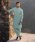 Pakistani Menswear | Sapphire | EMBROIDERED COTTON SUIT - Pakistani Clothes for women, in United Kingdom and United States