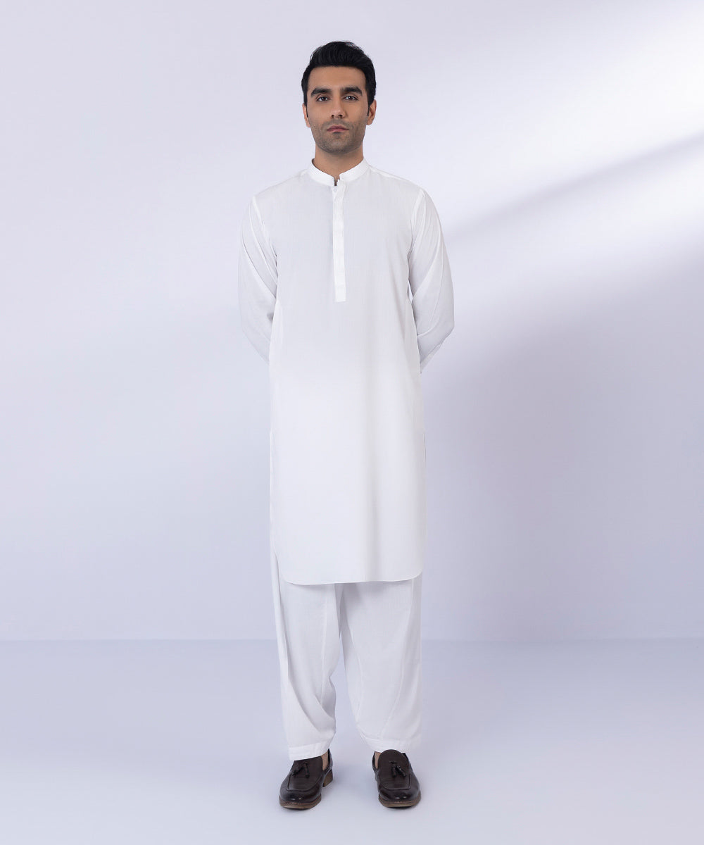 Pakistani Menswear | Sapphire | EMBROIDERED WASH & WEAR SUIT - Pakistani Clothes for women, in United Kingdom and United States