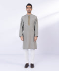 Pakistani Menswear | Sapphire | EMBROIDERED WASH & WEAR KURTA - Pakistani Clothes for women, in United Kingdom and United States