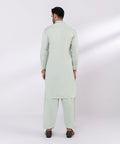 Pakistani Menswear | Sapphire | EMBROIDERED COTTON DOBBY SUIT - Pakistani Clothes for women, in United Kingdom and United States