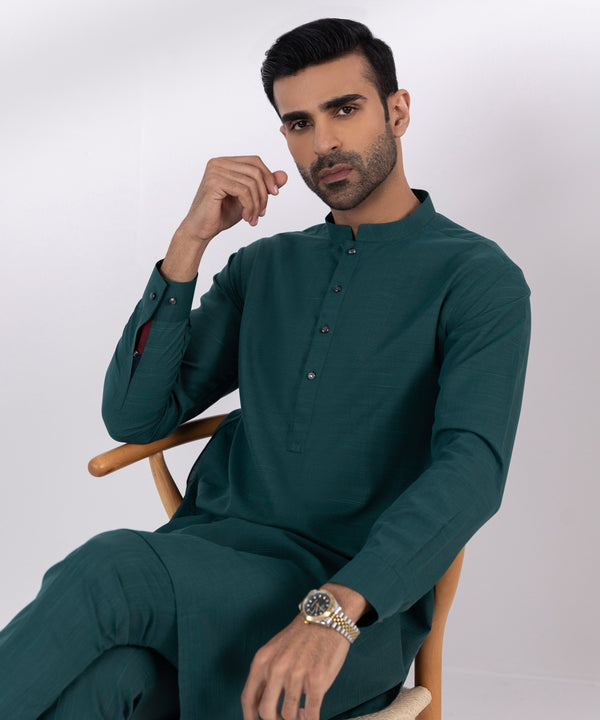 Pakistani Menswear | Sapphire | FANCY WASH & WEAR SUIT - Pakistani Clothes for women, in United Kingdom and United States