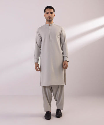 Pakistani Menswear | Sapphire | EMBROIDERED WASH & WEAR SUIT - Pakistani Clothes for women, in United Kingdom and United States