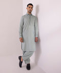 Pakistani Menswear | Sapphire | EMBROIDERED WASH & WEAR SUIT - Pakistani Clothes for women, in United Kingdom and United States