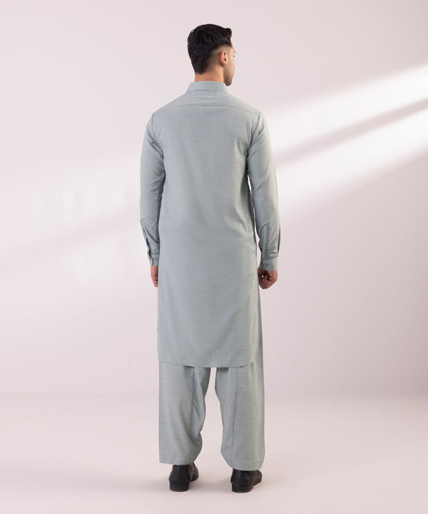 Pakistani Menswear | Sapphire | EMBROIDERED WASH & WEAR SUIT - Pakistani Clothes for women, in United Kingdom and United States