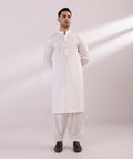 Pakistani Menswear | Sapphire | EMBROIDERED EGYPTIAN COTTON SUIT - Pakistani Clothes for women, in United Kingdom and United States