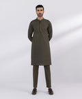 Pakistani Menswear | Sapphire | SCHIFFLI EMBROIDERED COTTON SUIT - Pakistani Clothes for women, in United Kingdom and United States