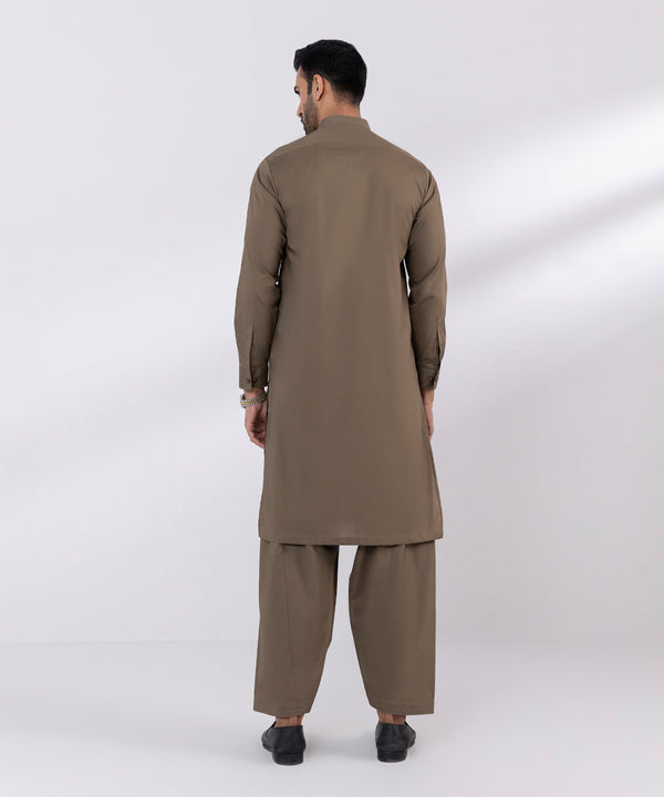 Pakistani Menswear | Sapphire | EMBROIDERED EGYPTIAN COTTON SUIT - Pakistani Clothes for women, in United Kingdom and United States