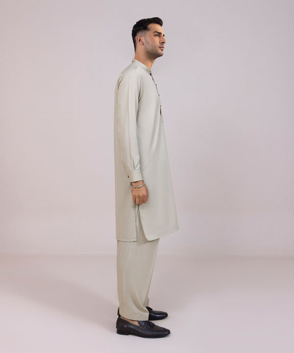 Pakistani Menswear | Sapphire | EMBROIDERED WASH & WEAR SUIT - Pakistani Clothes for women, in United Kingdom and United States