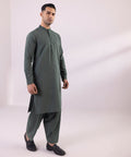 Pakistani Menswear | Sapphire | EMBROIDERED WASH & WEAR SUIT - Pakistani Clothes for women, in United Kingdom and United States