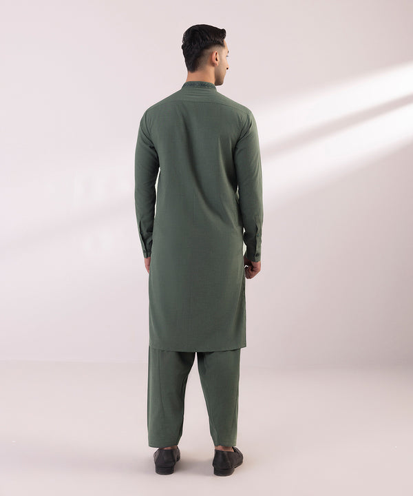 Pakistani Menswear | Sapphire | EMBROIDERED WASH & WEAR SUIT - Pakistani Clothes for women, in United Kingdom and United States