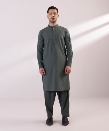 Pakistani Menswear | Sapphire | EMBROIDERED WASH & WEAR SUIT - Pakistani Clothes for women, in United Kingdom and United States