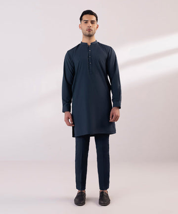 Pakistani Menswear | Sapphire | EMBROIDERED WASH & WEAR SUIT - Pakistani Clothes for women, in United Kingdom and United States