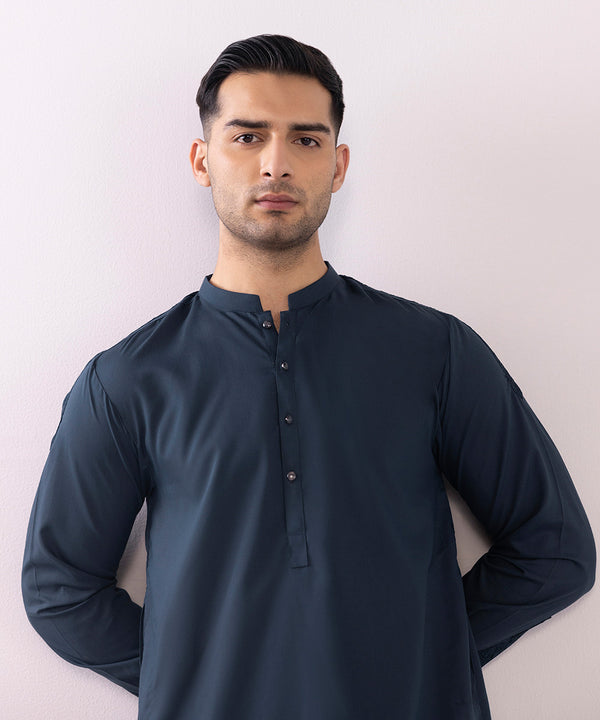 Pakistani Menswear | Sapphire | EMBROIDERED WASH & WEAR SUIT - Pakistani Clothes for women, in United Kingdom and United States