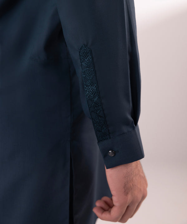 Pakistani Menswear | Sapphire | EMBROIDERED WASH & WEAR SUIT - Pakistani Clothes for women, in United Kingdom and United States