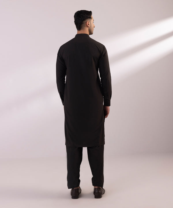 Pakistani Menswear | Sapphire | EMBROIDERED BLENDED MODAL SUIT - Pakistani Clothes for women, in United Kingdom and United States