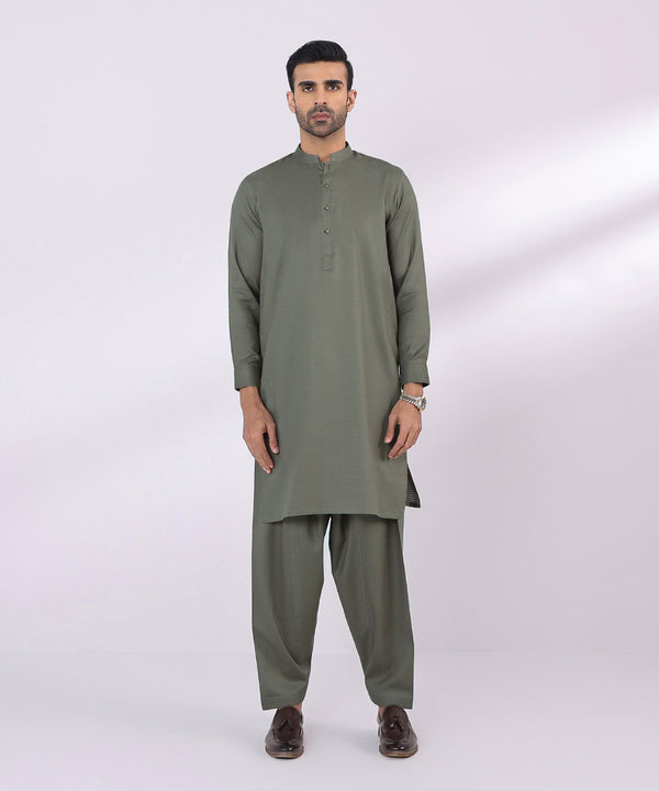 Pakistani Menswear | Sapphire | COTTON DOBBY SUIT - Pakistani Clothes for women, in United Kingdom and United States