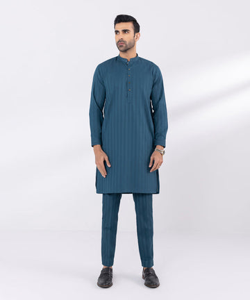 Pakistani Menswear | Sapphire | COTTON DOBBY SUIT - Pakistani Clothes for women, in United Kingdom and United States