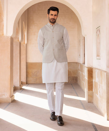 Pakistani Menswear | Sapphire | COTTON DOBBY SUIT - Pakistani Clothes for women, in United Kingdom and United States